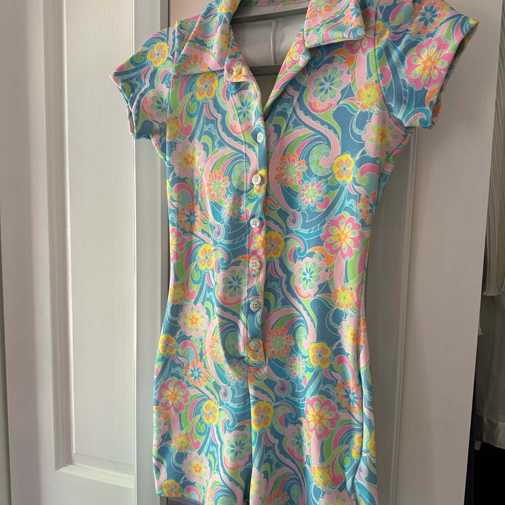 Frankie’s bikinis terry cloth swim romper coverup
